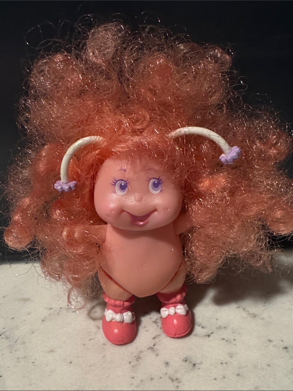 1985 Vintage LJN Blinkins "Flashy" Glowbug Doll Curly Hair Antenna Figure Fairy